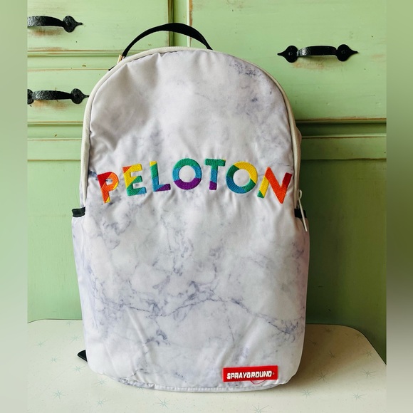 Sprayground x Peloton Rainbow Pride 🌈 backpack travel gym workout NEW NWOT - Picture 1 of 6